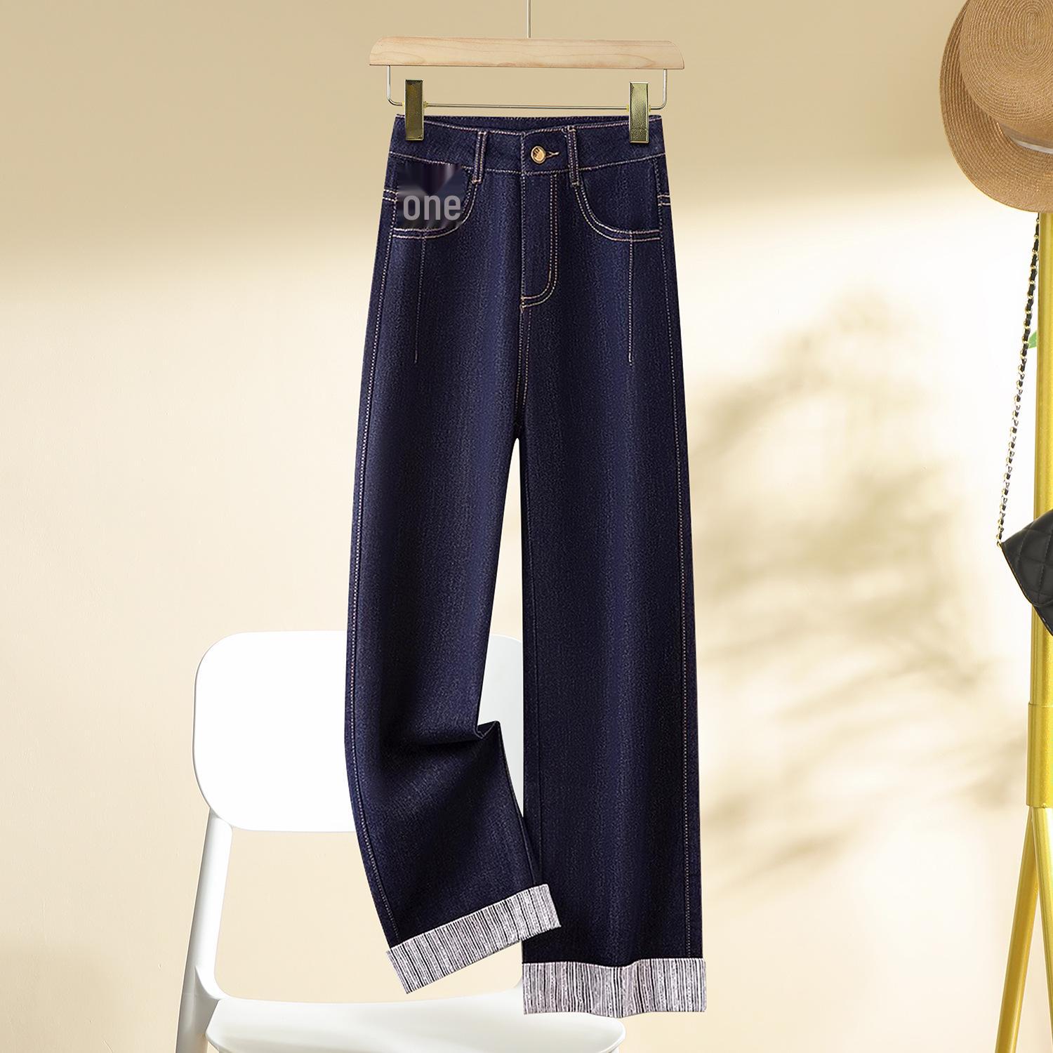 2025 Women s Retro High-Waisted Dark Blue Wide-Leg Jeans - Slimming, Narrow-Leg, Loose Fit for Spring & Autumn 26 (85-95 lbs)
2025 Women s Retro High-Waisted Dark Blue Wide-Leg Jeans - Slimming, Narrow-Leg, Loose Fit for Spring & Autumn 26 (85-95 lbs)