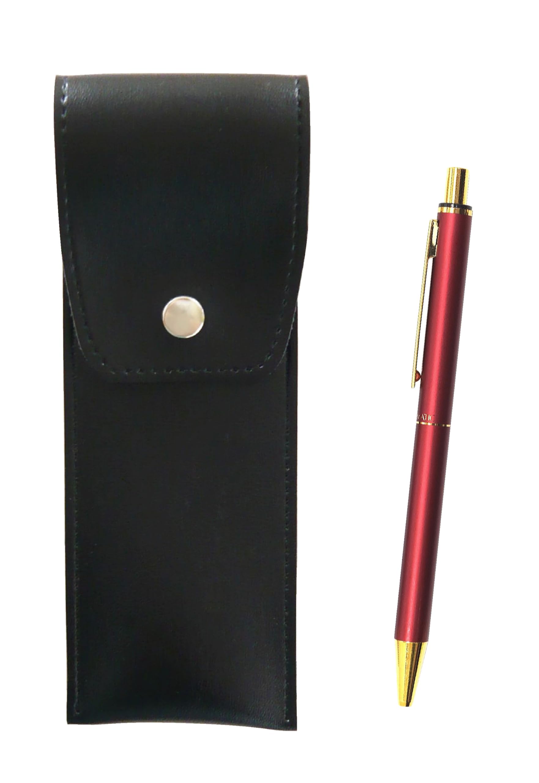 Round button type Japanese pen case black NQ25 standard size metal straight knock double anodized ring ballpoint pen set red 3 pack
Round button type Japanese pen case black NQ25 standard size metal straight knock double anodized ring ballpoint pen set red 3 pack