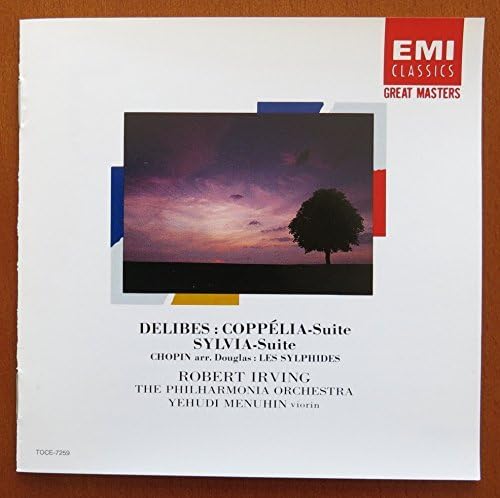 CD MENUHIN (YEHUDI), PHILHARMONIA ORCH - Delibes: Ballet music Coppelia & Sy TOCE7259PROMO Japan ObiClassical Used
CD MENUHIN (YEHUDI), PHILHARMONIA ORCH - Delibes: Ballet music Coppelia & Sy TOCE7259PROMO Japan ObiClassical Used
