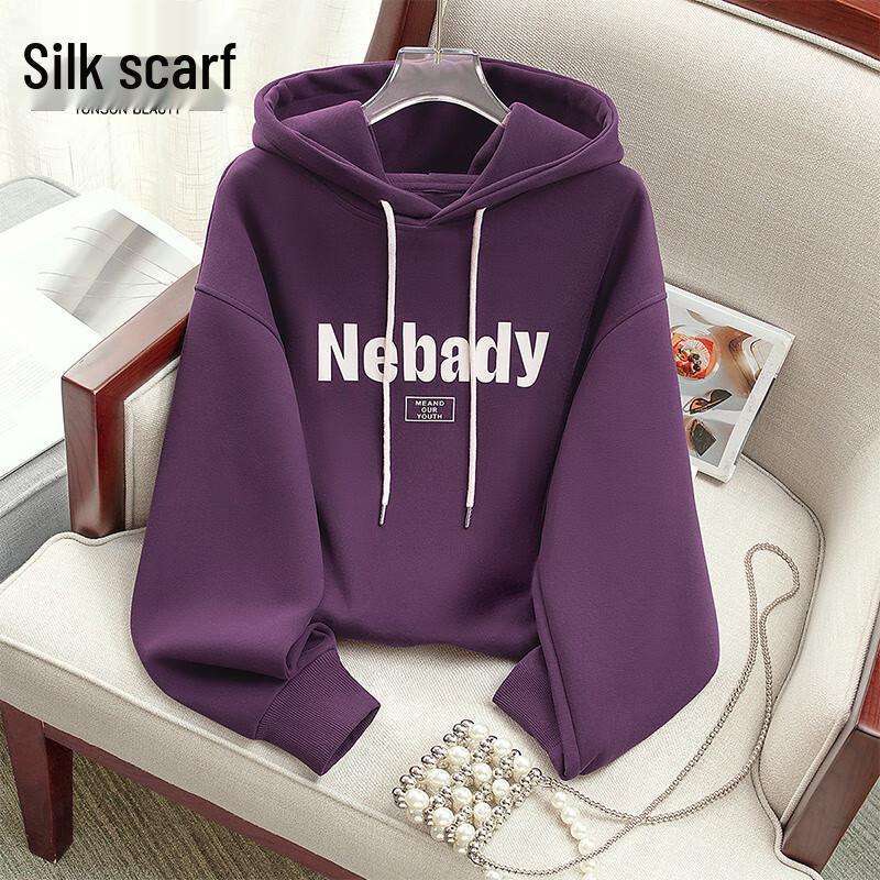 Women s Letter Print Dropped Shoulder Hoodie XL
Women s Letter Print Dropped Shoulder Hoodie XL
