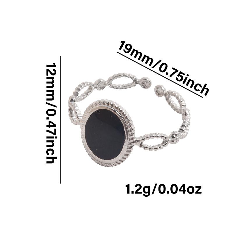 New White Enamel Ring Sun Open Adjustable Heart Rose Flower Stainless Steel Rings For Women Men Accessories Finger Jewelry Gift
New White Enamel Ring Sun Open Adjustable Heart Rose Flower Stainless Steel Rings For Women Men Accessories Finger Jewelry Gift