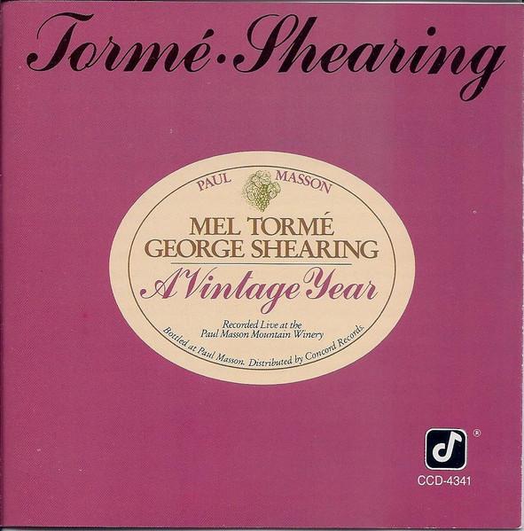 CD MEL TORM GEORGE SHEARING A Vintage Year CCD4341 Concord Jazz 1988 US Jazz Used
CD MEL TORM GEORGE SHEARING A Vintage Year CCD4341 Concord Jazz 1988 US Jazz Used