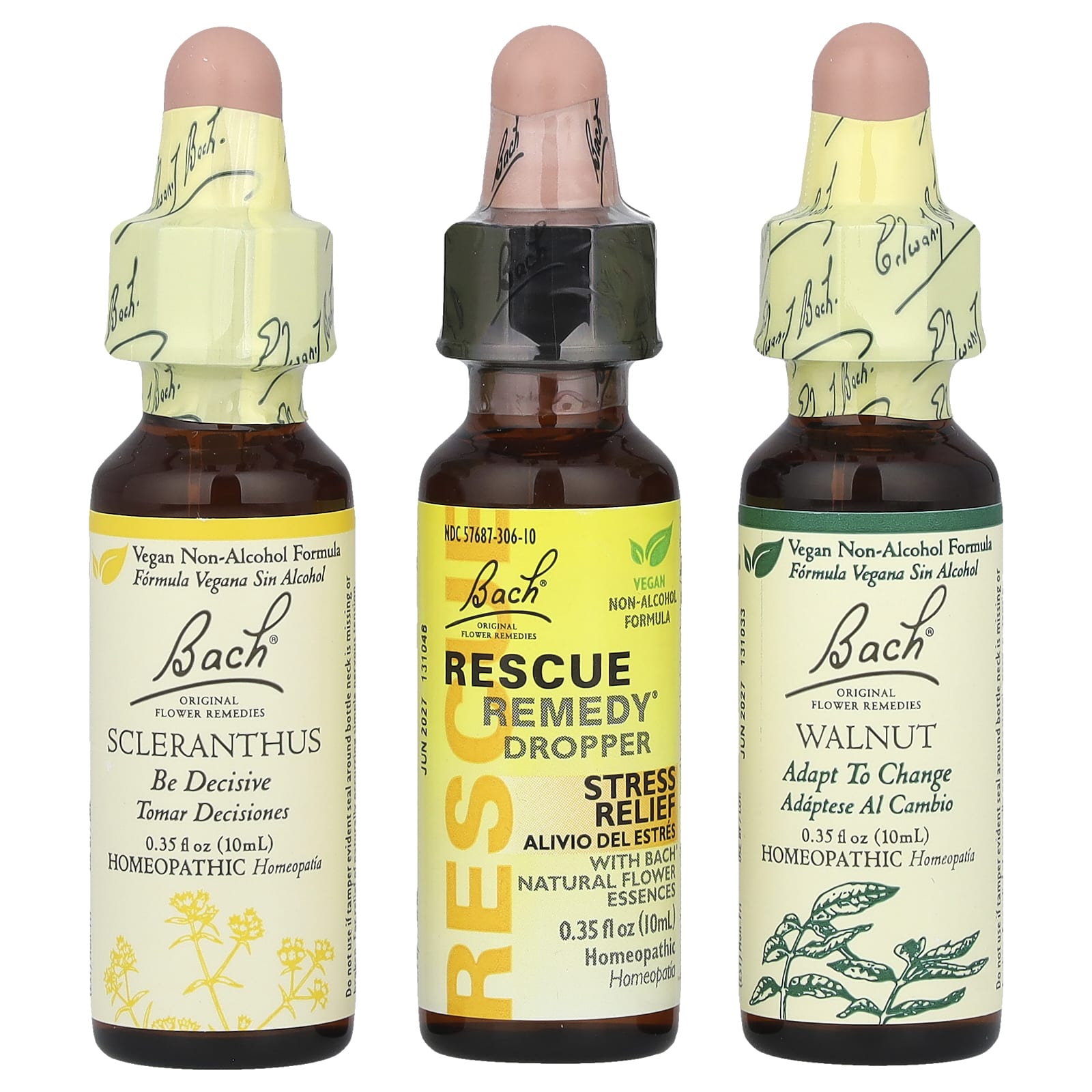 Original Flower Therapy, Travel Kit, Ready to Use, 3 Droppers, 10Ml (0.35Fl Oz) Each
Original Flower Therapy, Travel Kit, Ready to Use, 3 Droppers, 10Ml (0.35Fl Oz) Each