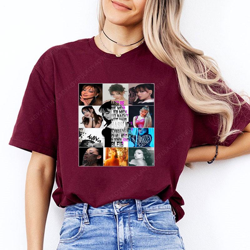 GerUnisexy Singer Ayliva Graphic TShirt Camisetas Polyester New Popular Fashion Summer Streetwear Harajuku TShirts Unisex Tee S
GerUnisexy Singer Ayliva Graphic TShirt Camisetas Polyester New Popular Fashion Summer Streetwear Harajuku TShirts Unisex Tee S