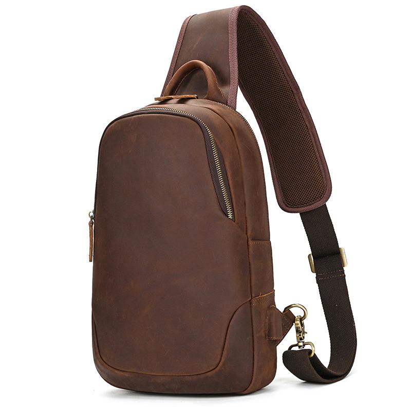 Leather Chest Bag Usb Charging Port Men s Cross Body Bag Genuine Leather Chest Pack Single Shoulder Bag For Man Male Vintage
Leather Chest Bag Usb Charging Port Men s Cross Body Bag Genuine Leather Chest Pack Single Shoulder Bag For Man Male Vintage