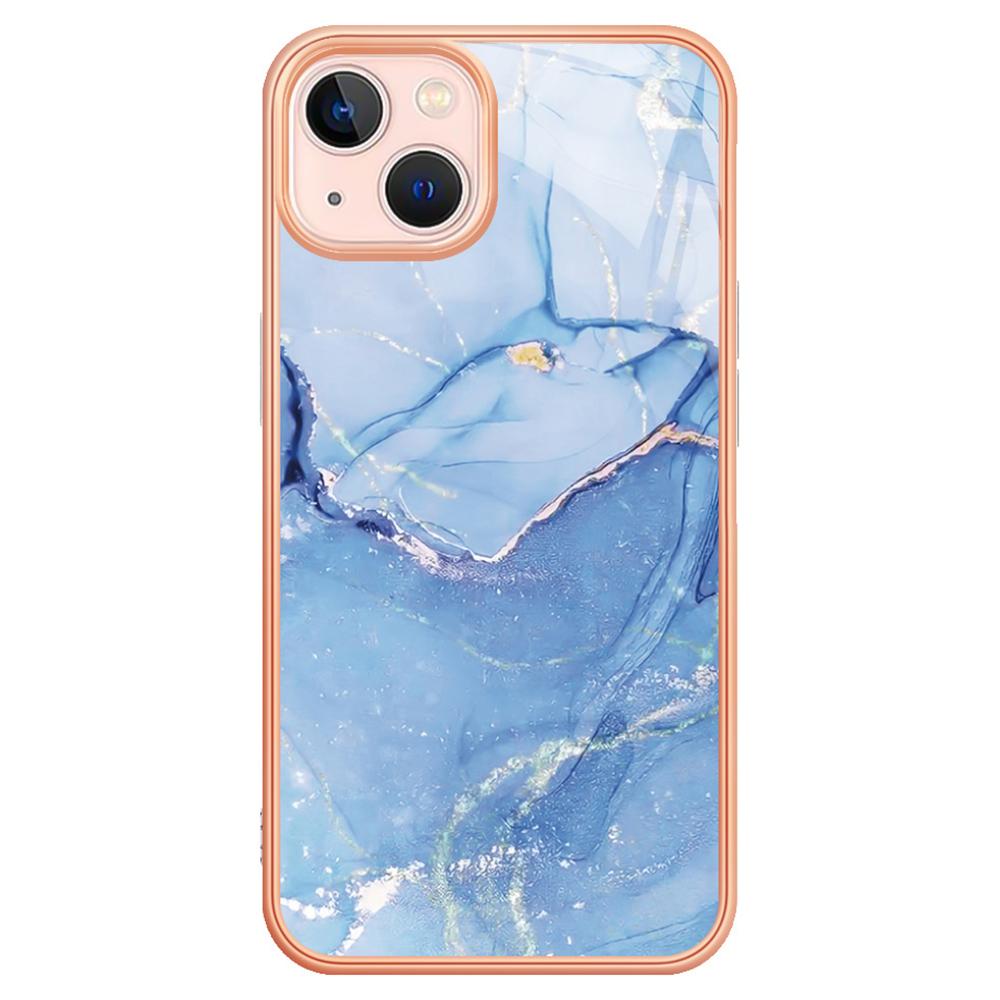 YB IMD Series-16 Style E 2.0mm TPU Case for iPhone 15 Plus,Electroplating Frame IMD Marble Pattern Phone Cover Blue
YB IMD Series-16 Style E 2.0mm TPU Case for iPhone 15 Plus,Electroplating Frame IMD Marble Pattern Phone Cover Blue