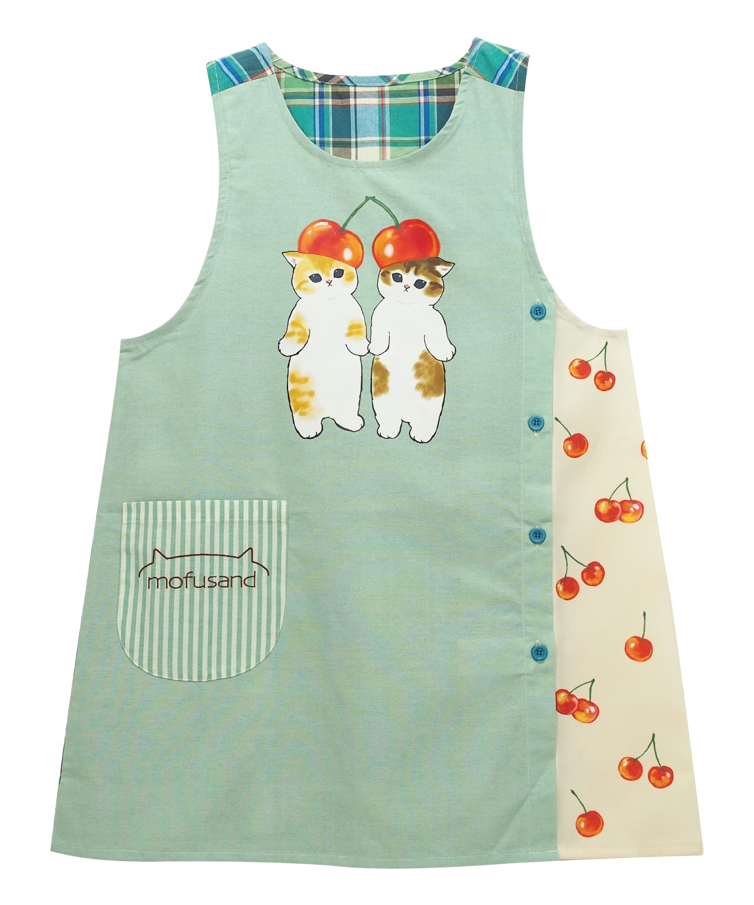 Фартук Nishiki Mofusand Mogitate Nyan для детского сада, фартук с второстепенным персонажем, для учителей, женский, взрослый, на пуговицах, быстросохнущий, не мнется,
Фартук Nishiki Mofusand Mogitate Nyan для детского сада, фартук с второстепенным персонажем, для учителей, женский, взрослый, на пуговицах, быстросохнущий, не мнется,