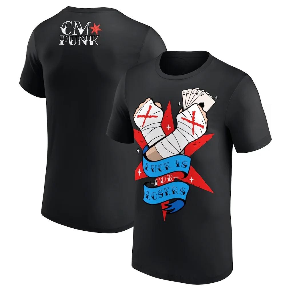 2026 CM Punk Vintage Poker Graphics Cotton Men Shirt Parent-child Wrestling Shirt Fashion Breathable Y2k Hot Sale O-neck Tshi... 5XL різнокольоровий
2026 CM Punk Vintage Poker Graphics Cotton Men Shirt Parent-child Wrestling Shirt Fashion Breathable Y2k Hot Sale O-neck Tshi... 5XL різнокольоровий