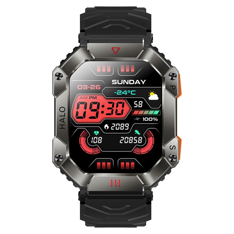 KR80 2.0-inch Display Bluetooth-compatible Calling Smart Watch IP67 Waterproof Sports Bracelet with Health Monitoring Black
KR80 2.0-inch Display Bluetooth-compatible Calling Smart Watch IP67 Waterproof Sports Bracelet with Health Monitoring Black