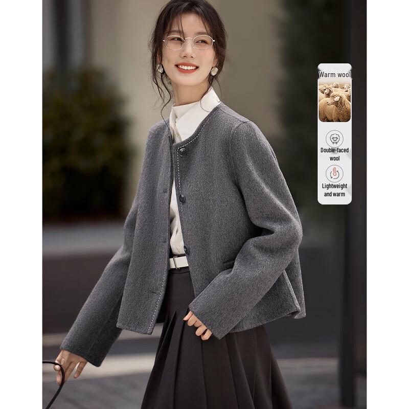 XWI Women s Elegant Double-faced Wool Coat S
XWI Women s Elegant Double-faced Wool Coat S