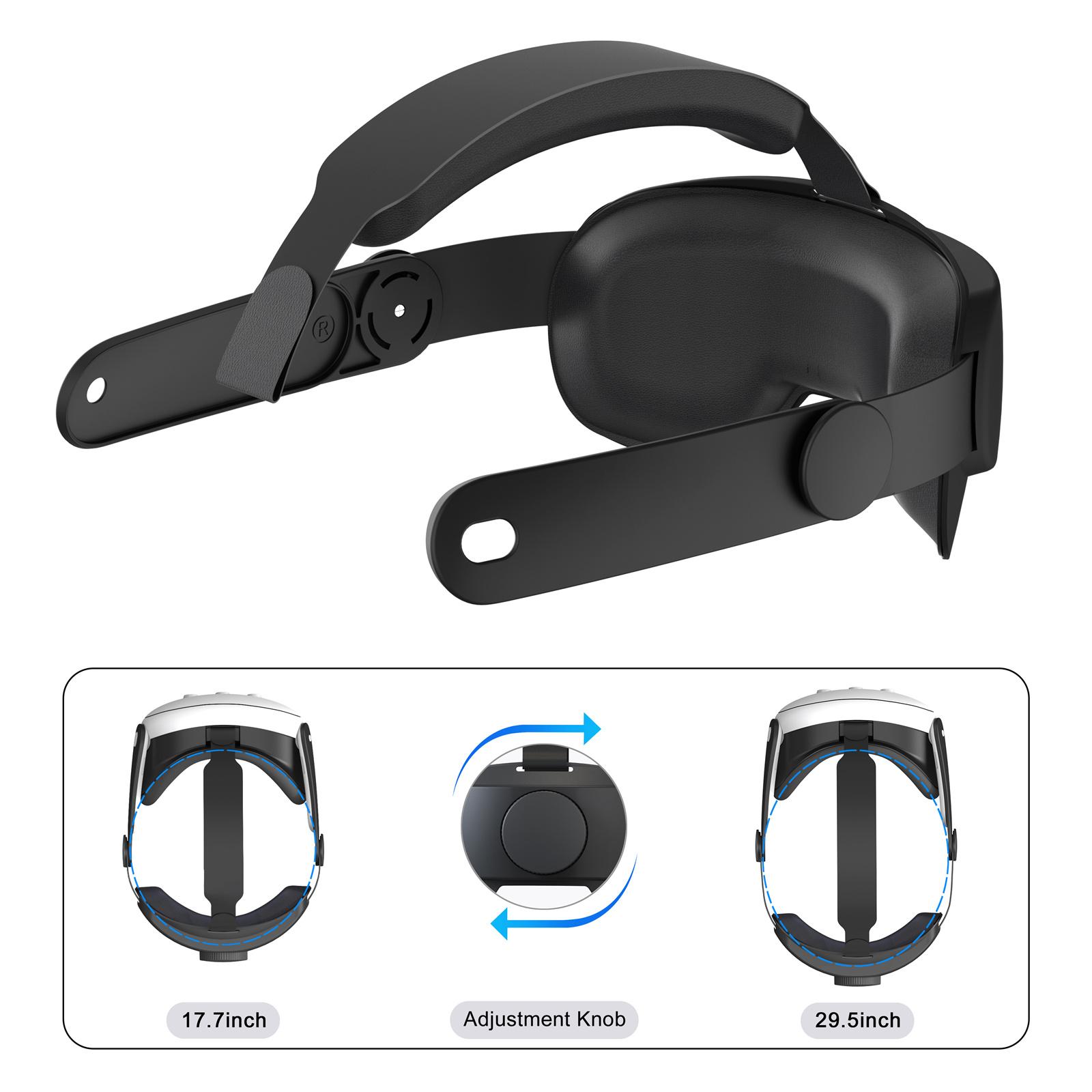 Adjustable Replacement Head Strap for Meta Quest 3 Head-Mounted Smart VR Headset Accessories Black
Adjustable Replacement Head Strap for Meta Quest 3 Head-Mounted Smart VR Headset Accessories Black