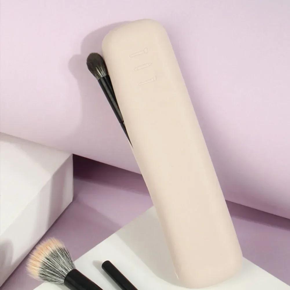Fashionable Travel Makeup Brush Holder Silicone Portable Travel Makeup Box For Getting Ready Travelling Cosmetic Case хакі
Fashionable Travel Makeup Brush Holder Silicone Portable Travel Makeup Box For Getting Ready Travelling Cosmetic Case хакі