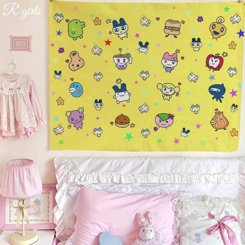 Japanese Vintage Cat Tapestry Kawaii Dessert Print Wall Hanging Aesthetic Room Decor For Bedroom 74x94cm(29x37in)
Japanese Vintage Cat Tapestry Kawaii Dessert Print Wall Hanging Aesthetic Room Decor For Bedroom 74x94cm(29x37in)