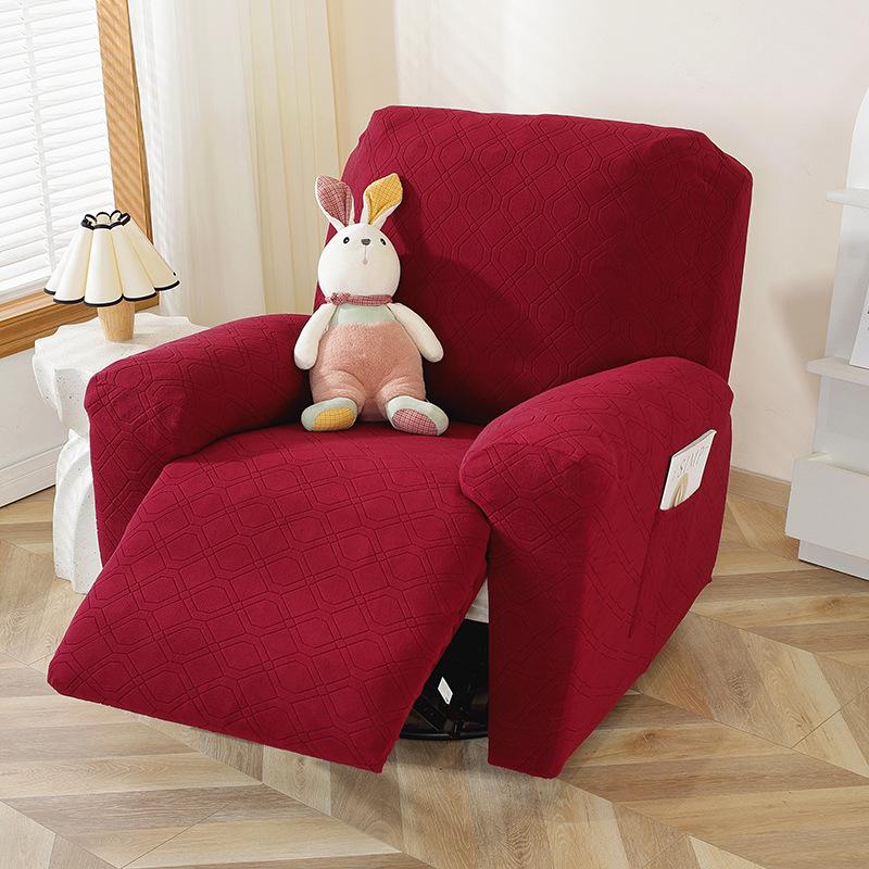 Solid Color Jacquard Recliner Sofa Cover 1 Seater Stretch Single Armchair Cover Sofa Slipcover Furniture Protector Anti-Dust
Solid Color Jacquard Recliner Sofa Cover 1 Seater Stretch Single Armchair Cover Sofa Slipcover Furniture Protector Anti-Dust