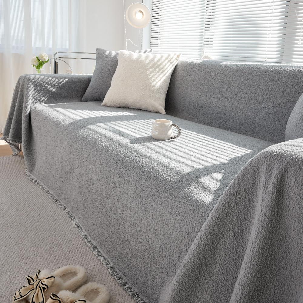 Полубархатный чехол для дивана, тканевый осенний и зимний чехол для дивана, плюшевая теплая подушка с кисточкой и трансграничной кисточкой 180X380
Полубархатный чехол для дивана, тканевый осенний и зимний чехол для дивана, плюшевая теплая подушка с кисточкой и трансграничной кисточкой 180X380