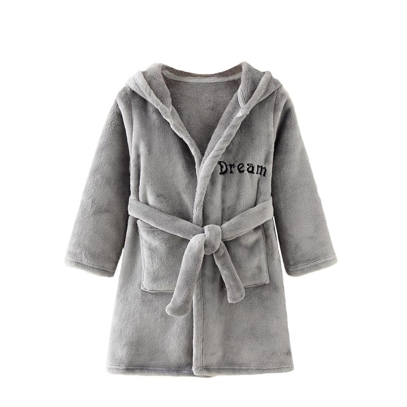Boy and Girls Flannel Pajamas Robe Autumn and Winter Children Sleepwear Soft Hooded Kids Homewear 2-8 Years 3T сірий колір
Boy and Girls Flannel Pajamas Robe Autumn and Winter Children Sleepwear Soft Hooded Kids Homewear 2-8 Years 3T сірий колір