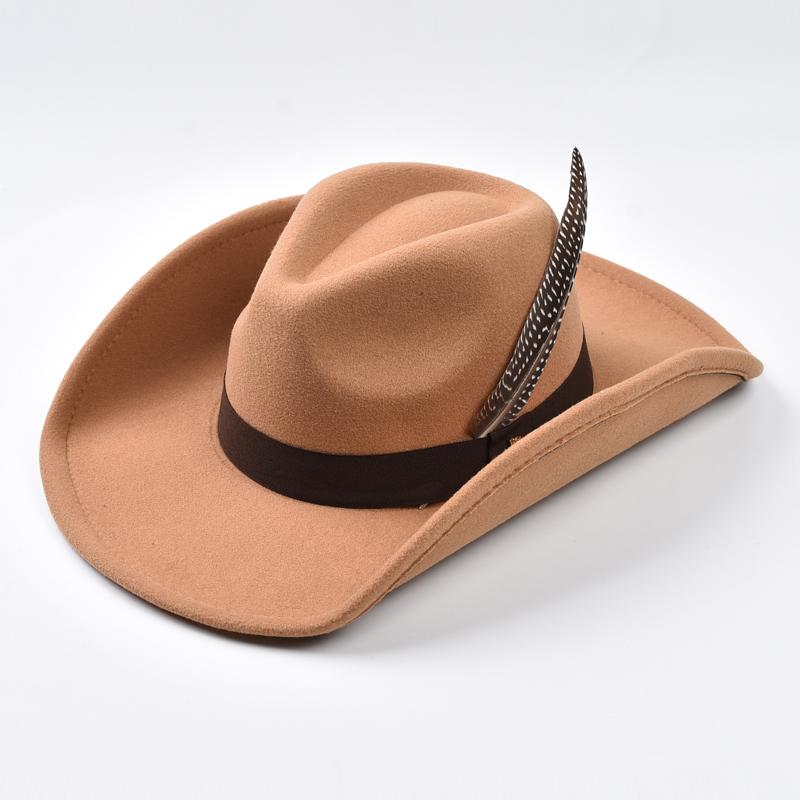 Handmade Feather Accessories Fedoras Hat Winter Big Brim Western Cowboy Hat Outdoor Travel Party Street Caps Can Be Adjusted верблюд
Handmade Feather Accessories Fedoras Hat Winter Big Brim Western Cowboy Hat Outdoor Travel Party Street Caps Can Be Adjusted верблюд