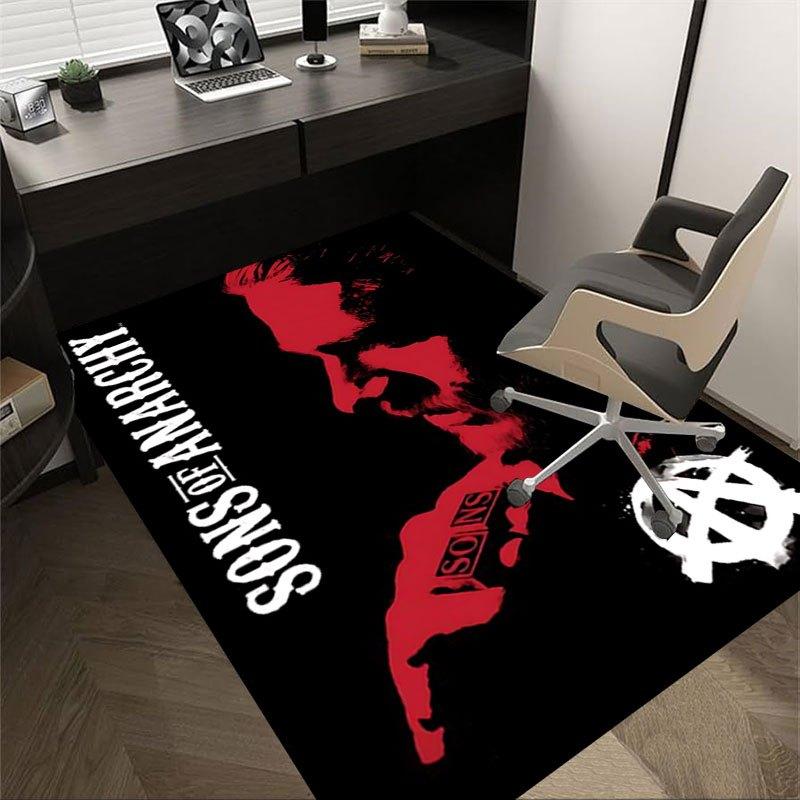 1pc Sons of Anarchy themed Office Carpet Chair Mats - durable polyester rug for home theater, office, dorm room decor - tA94 60cm by 90cm
1pc Sons of Anarchy themed Office Carpet Chair Mats - durable polyester rug for home theater, office, dorm room decor - tA94 60cm by 90cm