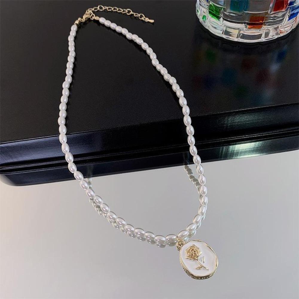 Korean Style Accessories Party Jewelry Pearl Choker Rose Necklace Vintage Necklace Women s Choker
Korean Style Accessories Party Jewelry Pearl Choker Rose Necklace Vintage Necklace Women s Choker