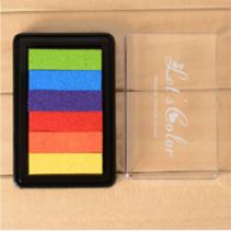 6-in-1 Rainbow Color Print Pad Oily Quick-drying for Children s Fingerprint Painting Hand Ledger Diary Decoration Ink Pad
6-in-1 Rainbow Color Print Pad Oily Quick-drying for Children s Fingerprint Painting Hand Ledger Diary Decoration Ink Pad