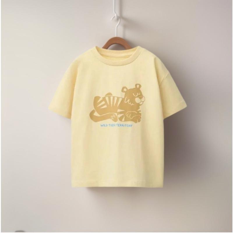 Summer Casual Children s Top with Tiger and Dinosaur Print Round Neck T-Shirt 100
Summer Casual Children s Top with Tiger and Dinosaur Print Round Neck T-Shirt 100