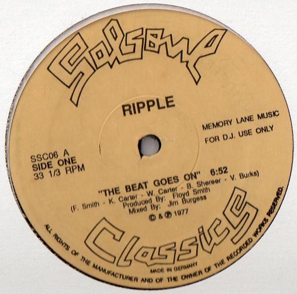 12inch Record RIPPLE BUNNY SIGLER The Beat Goes On By The Way You D SSC06 Salsoul Classic US SoulFunk Used
12inch Record RIPPLE BUNNY SIGLER The Beat Goes On By The Way You D SSC06 Salsoul Classic US SoulFunk Used