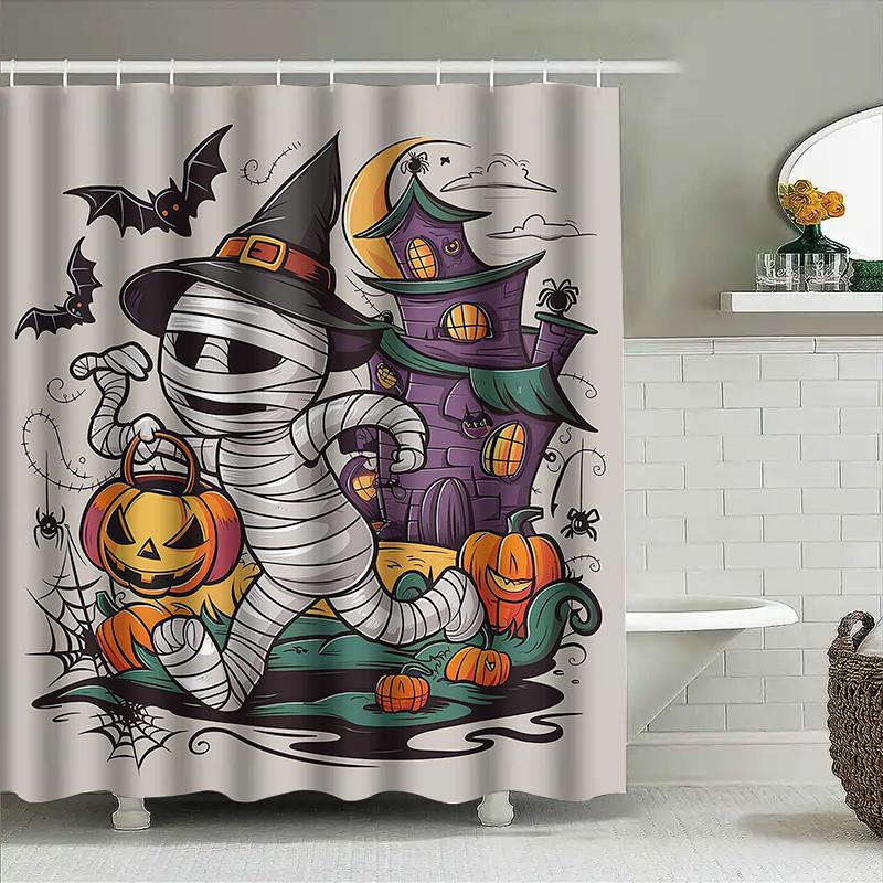 1Pchalloween Mummy Witch Haunted House Bathroom Shower Curtain For Kids Girls Baby Room Decor W60H190(CM)-1 Pcs
1Pchalloween Mummy Witch Haunted House Bathroom Shower Curtain For Kids Girls Baby Room Decor W60H190(CM)-1 Pcs