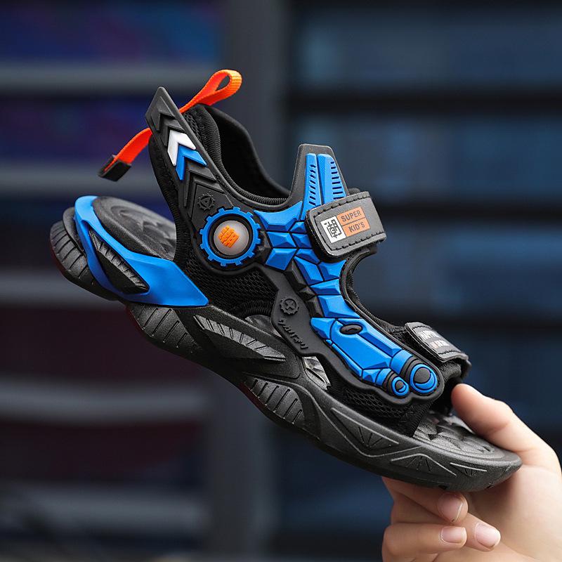 2025 Summer Boys Non-slip Soft Sole Sandals, Children s Beach and Sports Slippers 24.0CM синій/чорний
2025 Summer Boys Non-slip Soft Sole Sandals, Children s Beach and Sports Slippers 24.0CM синій/чорний