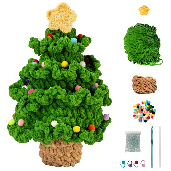 BEAUTY PLAYER Christmas Tree Crochet Kit for DIY Crochet Christmas Gift for Kids and Indoor Miniature Desktop Green Mini Christmas Tabletop Beginners,
BEAUTY PLAYER Christmas Tree Crochet Kit for DIY Crochet Christmas Gift for Kids and Indoor Miniature Desktop Green Mini Christmas Tabletop Beginners,