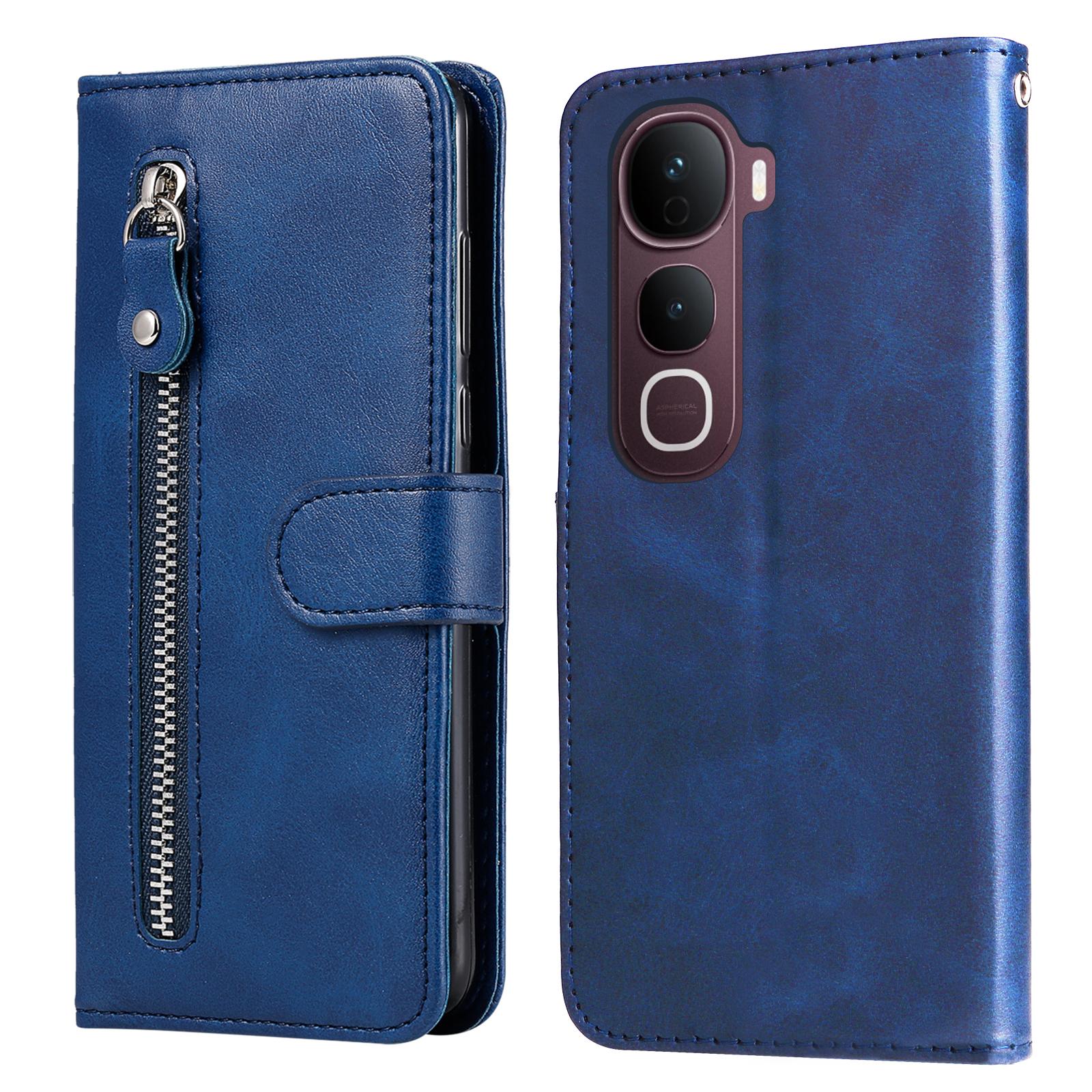 For vivo Y400 Pro 5G/vivo V40e 5G PU Leather Cases with Zipper Pocket Wallet Phone Cover Stand Blue
For vivo Y400 Pro 5G/vivo V40e 5G PU Leather Cases with Zipper Pocket Wallet Phone Cover Stand Blue