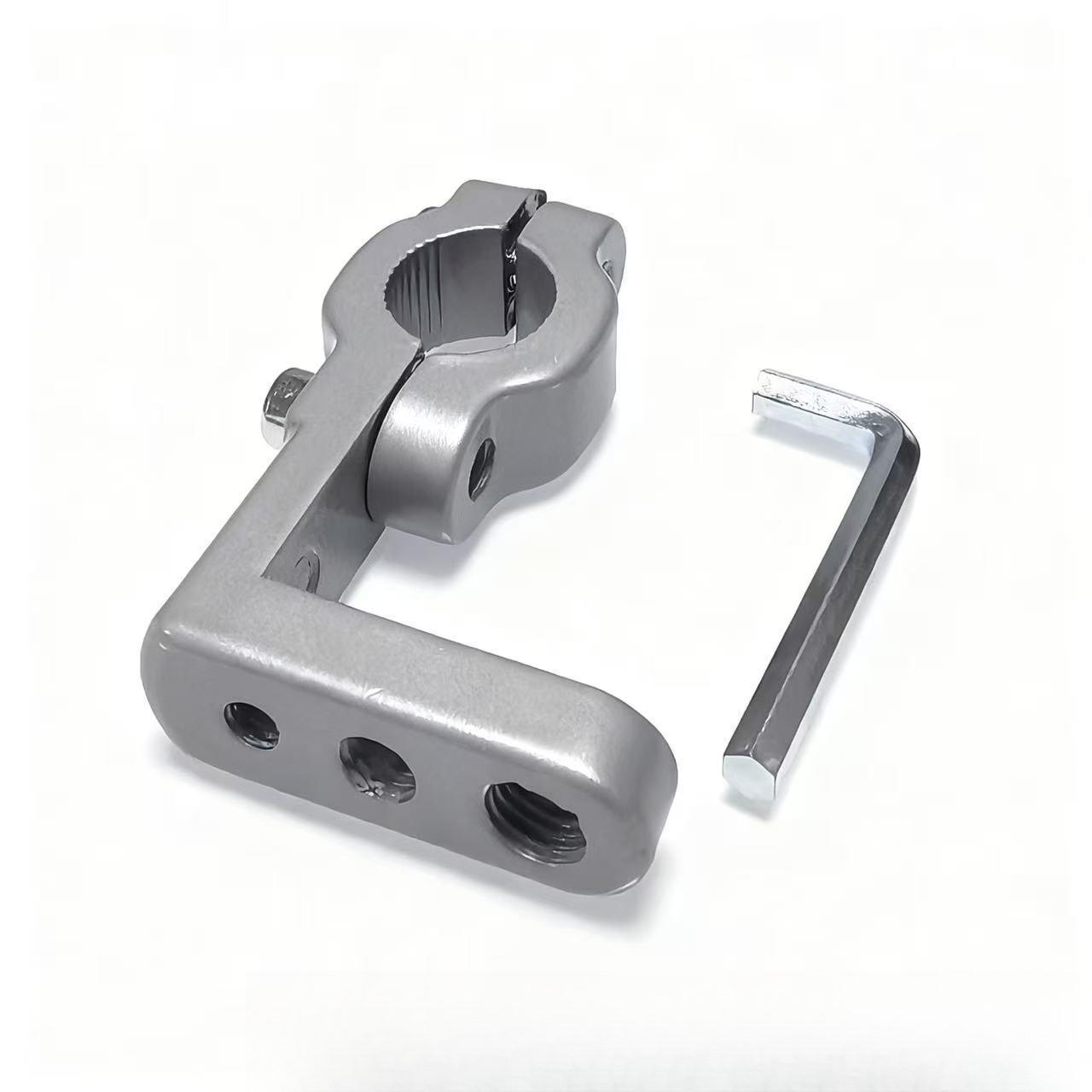Motorcycle Handlebar Extension Mounting Bracket Aluminum Alloy Multi-Functional Support for Secure Motorcycle Fit сірий колір
Motorcycle Handlebar Extension Mounting Bracket Aluminum Alloy Multi-Functional Support for Secure Motorcycle Fit сірий колір