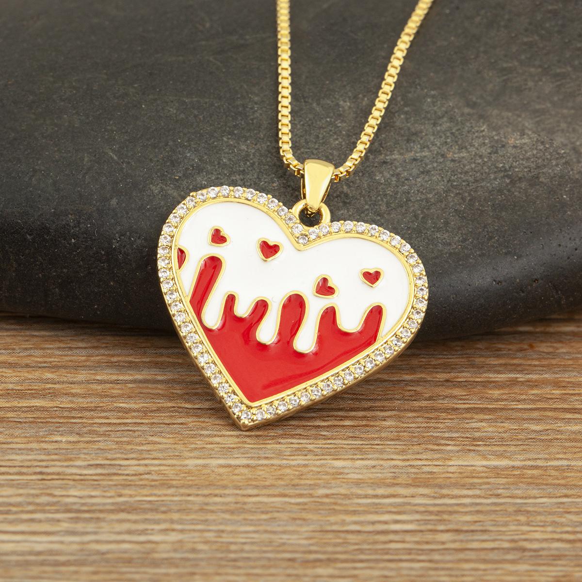 Nidin Nidin Aesthetic Dripping Heart Pendant Necklaces Pink/Red Enamel Heart Dainty Chain Choker for Women Trendy Love Jewelry червоний
Nidin Nidin Aesthetic Dripping Heart Pendant Necklaces Pink/Red Enamel Heart Dainty Chain Choker for Women Trendy Love Jewelry червоний
