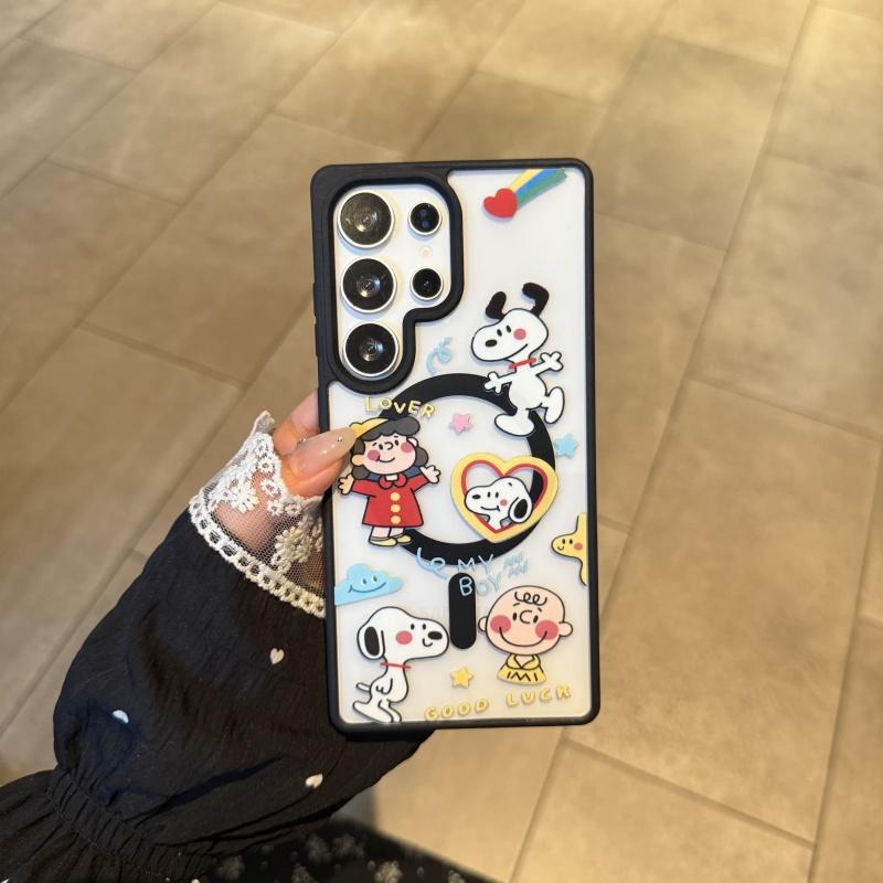 Cute cartoon Love Snoopy Charlie Brown Magsafe Wireless Charge Case For Samsung S22 S23 S22 S24 S25 Ultra Plus Magnetic Holder S22
Cute cartoon Love Snoopy Charlie Brown Magsafe Wireless Charge Case For Samsung S22 S23 S22 S24 S25 Ultra Plus Magnetic Holder S22