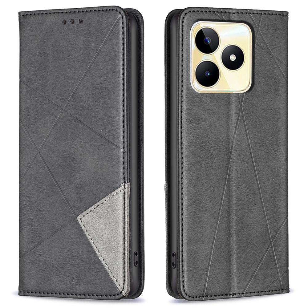 Card Holder Shell for Realme C53 (Global)/C53 (India)/C51 Imprinted Line Cell Phone Case Stand Leather Phone Cover Black
Card Holder Shell for Realme C53 (Global)/C53 (India)/C51 Imprinted Line Cell Phone Case Stand Leather Phone Cover Black