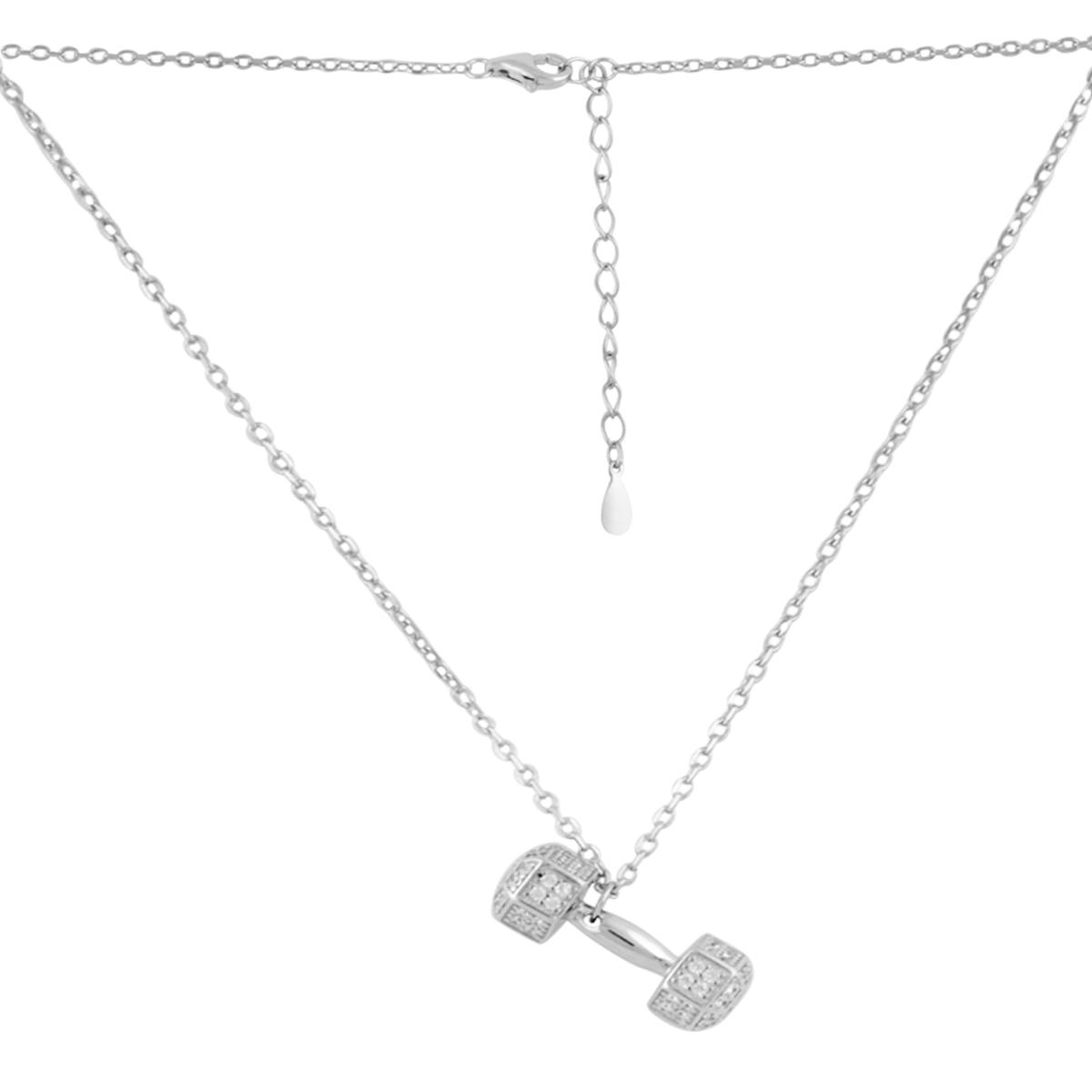 Срібне кольє з фіанітами (2101130) 400450 білий
Срібне кольє з фіанітами (2101130) 400450 білий