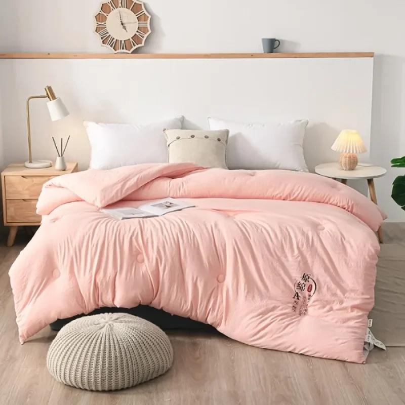 Japanese-style Class A raw cotton soybean fiber soybean quilt summer cool quilt spring and autumn thickened winter quilt 150x200cm 1.5kg нефритовий
Japanese-style Class A raw cotton soybean fiber soybean quilt summer cool quilt spring and autumn thickened winter quilt 150x200cm 1.5kg нефритовий