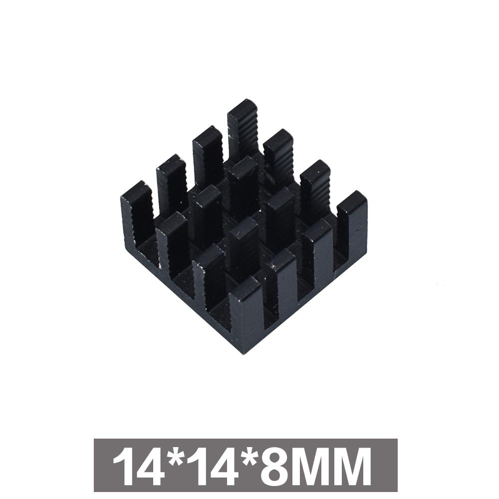14*14*8mm Golden Black Aluminum Radiator IC Heat Sink Heat Sink 40 x 40 mm x 11 mm / 28 x 28 x 6 / 25 mm
14*14*8mm Golden Black Aluminum Radiator IC Heat Sink Heat Sink 40 x 40 mm x 11 mm / 28 x 28 x 6 / 25 mm