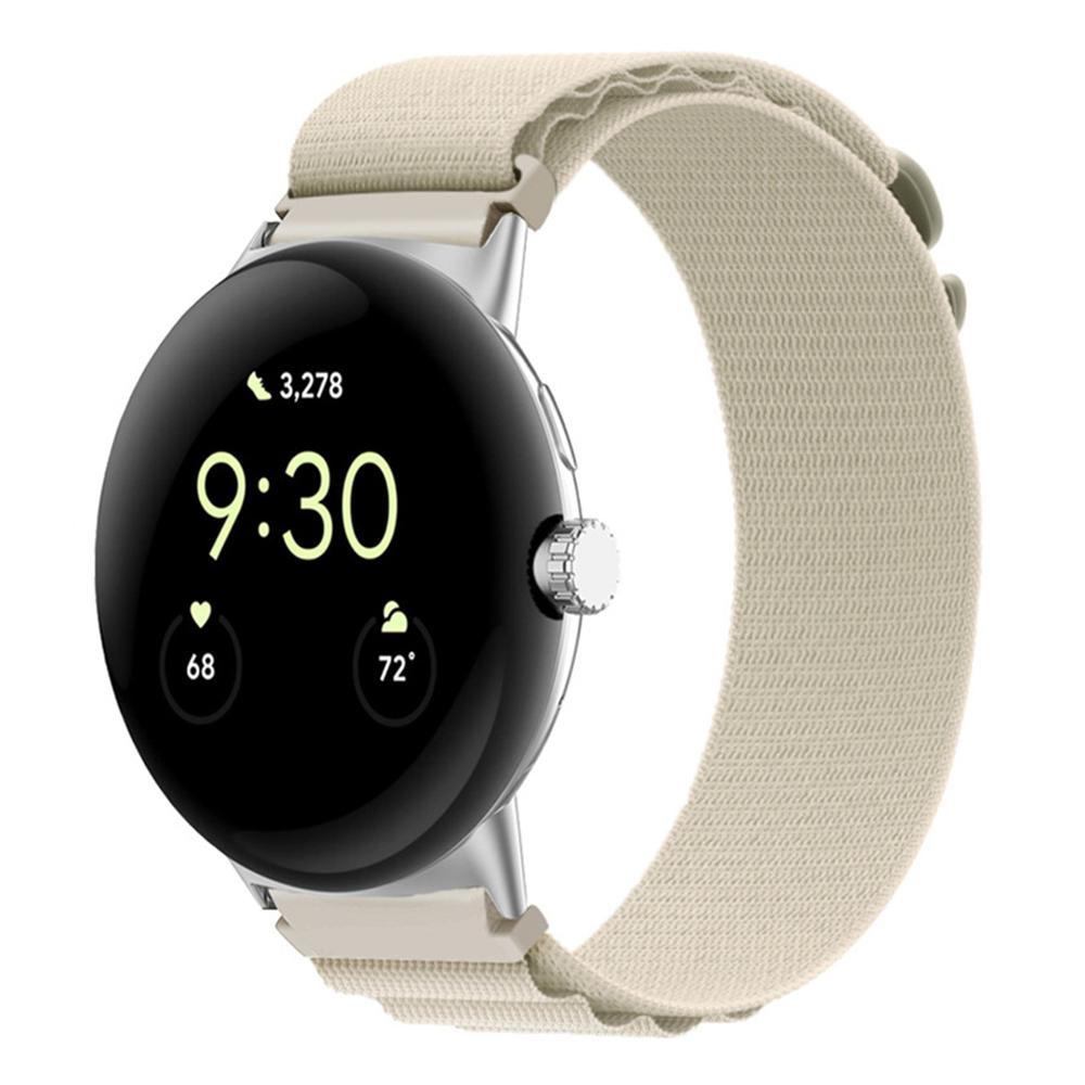 For Google Pixel Watch 3 41mm/Watch 2/Pixel Watch Nylon Band G-Hook Sport Braided Woven Watch Strap with Silver Connector Black
For Google Pixel Watch 3 41mm/Watch 2/Pixel Watch Nylon Band G-Hook Sport Braided Woven Watch Strap with Silver Connector Black