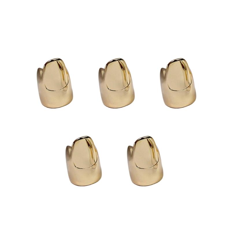5PCS Unique Nail Rings Alloy Fashion Statement Jewelry Fingertip Nail Art Rings Alloy Texture for Costume and Party Wear
5PCS Unique Nail Rings Alloy Fashion Statement Jewelry Fingertip Nail Art Rings Alloy Texture for Costume and Party Wear