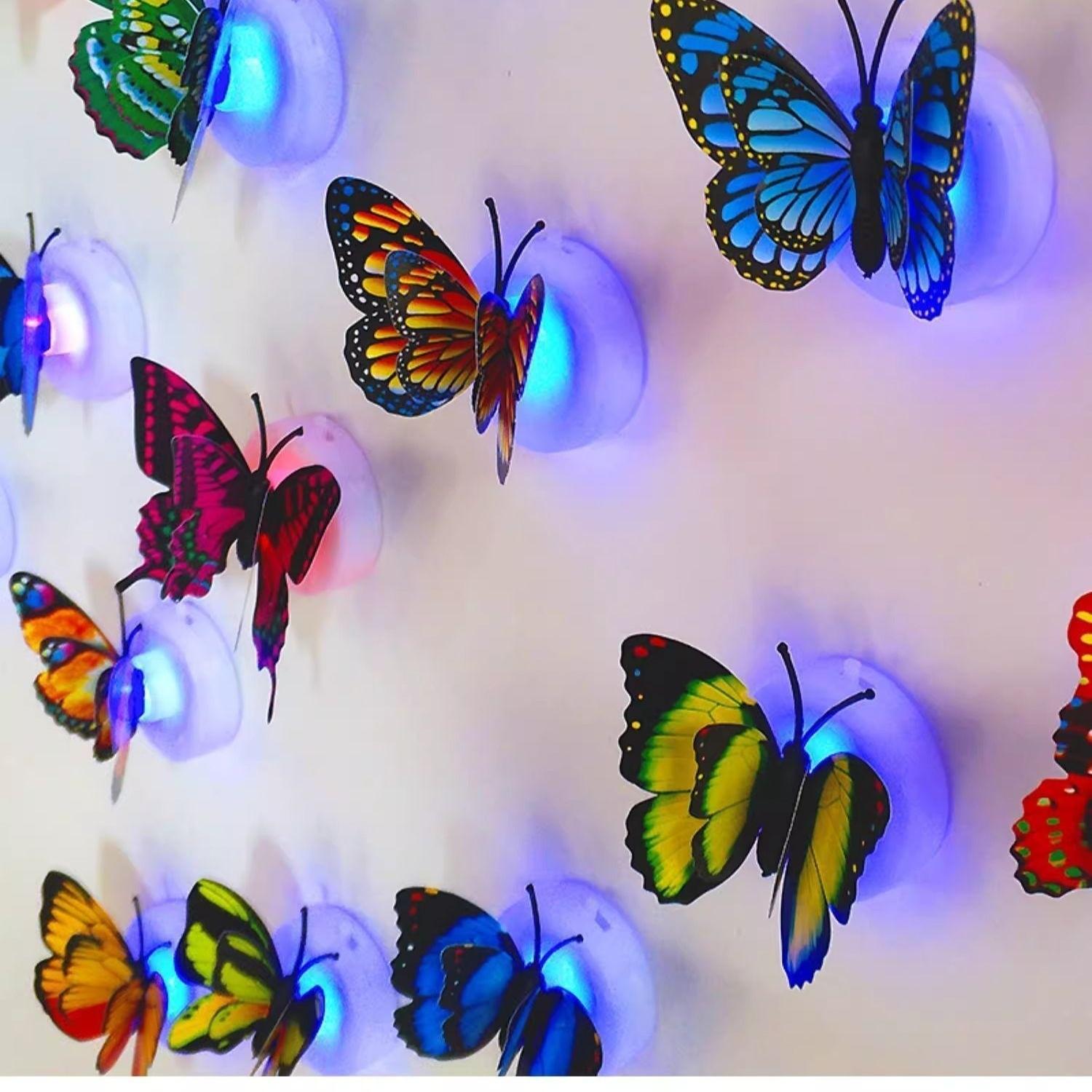 Creative 3D Butterfly Wall Decorations with LED Night Light Set of 2 for Bedroom Headboard and Room Wall Mounted Decorative Lighting One Size помаранчевий
Creative 3D Butterfly Wall Decorations with LED Night Light Set of 2 for Bedroom Headboard and Room Wall Mounted Decorative Lighting One Size помаранчевий