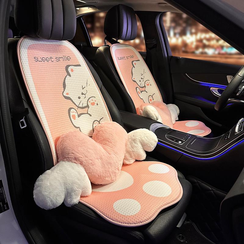 Car Cushion Summer Ice Cushion Cartoon Cute Kitten Universal Breathable Comfortable Car Seat Cushion
Car Cushion Summer Ice Cushion Cartoon Cute Kitten Universal Breathable Comfortable Car Seat Cushion
