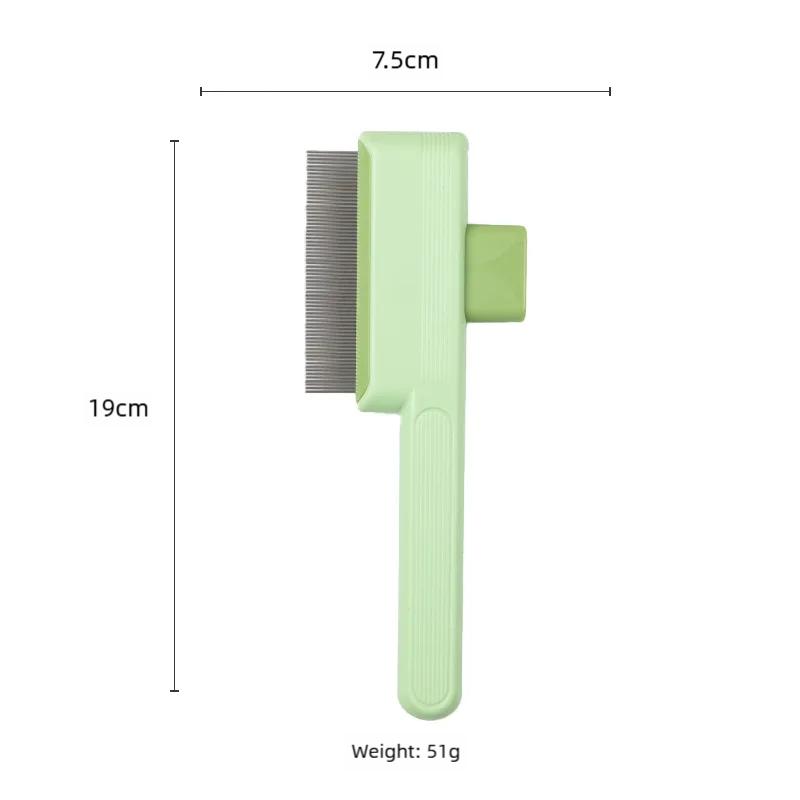 One-Click Self-Cleaning Pet Hair Removal Comb for Cats & Dogs Grooming Flea Comb for Short & Long Hair Pets Pet Grooming Tool secret зелений
One-Click Self-Cleaning Pet Hair Removal Comb for Cats & Dogs Grooming Flea Comb for Short & Long Hair Pets Pet Grooming Tool secret зелений