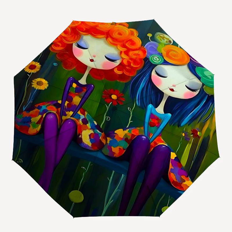 1pc Flower Fairies Automatic Open/Close Umbrella, Portable Folding Umbrella for Travel, Themed Events074
1pc Flower Fairies Automatic Open/Close Umbrella, Portable Folding Umbrella for Travel, Themed Events074