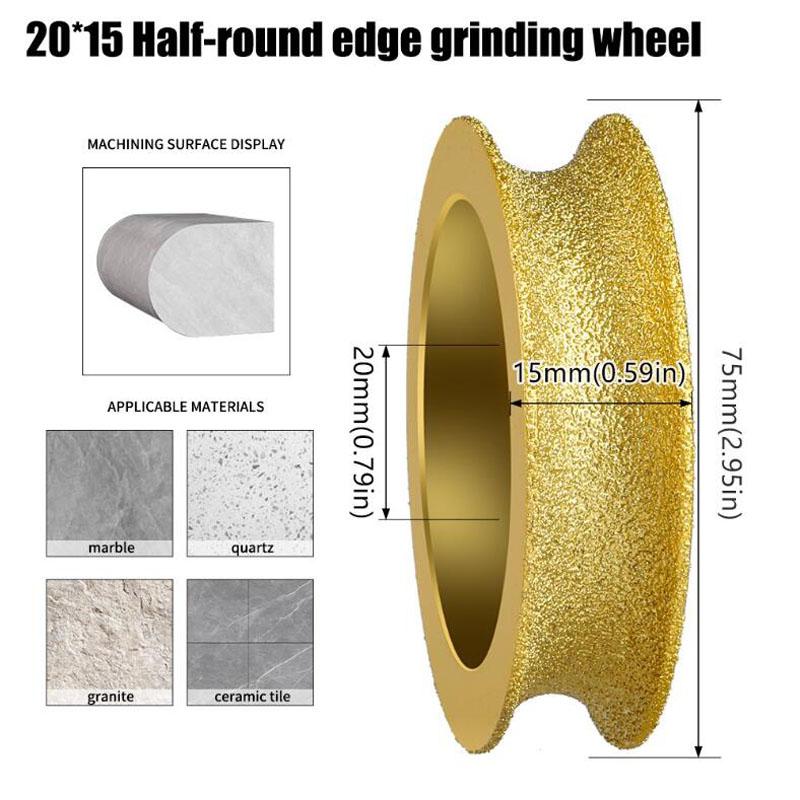 Алмазный диск с вакуумной пайкой, французская кромка, диаметр отверстия 20 мм, алмазный полировальный диск для плитки, кварца, мрамора, гранита H
Алмазный диск с вакуумной пайкой, французская кромка, диаметр отверстия 20 мм, алмазный полировальный диск для плитки, кварца, мрамора, гранита H