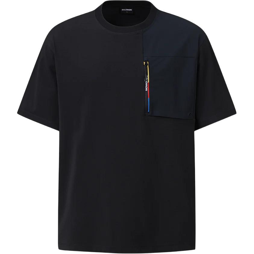 Salomon Solid Color Pocket Round Neck Loose Short Sleeve T-Shirt Men Tops Black C28151 L
Salomon Solid Color Pocket Round Neck Loose Short Sleeve T-Shirt Men Tops Black C28151 L