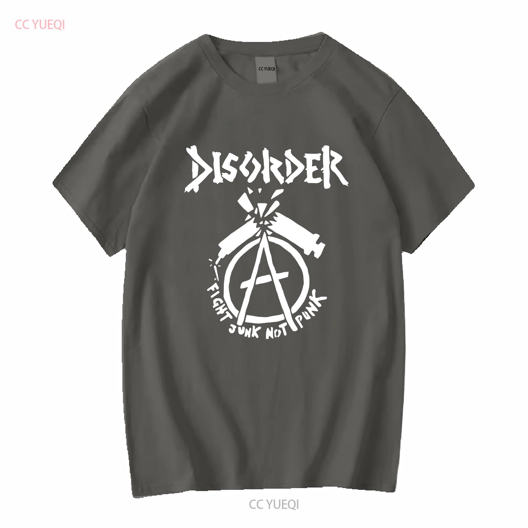 Disorder Fight Junk Thrash hardcore Punk rock band T shirt long or short sleeves vintage Washed graphic Unisex fashion Stylish 2XL
Disorder Fight Junk Thrash hardcore Punk rock band T shirt long or short sleeves vintage Washed graphic Unisex fashion Stylish 2XL