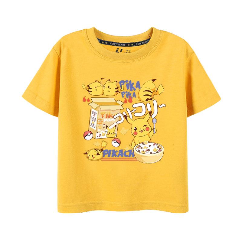 Magical Pok É Mon Short Sleeved Unisexs and Womens Anime Cartoon Pikachu Tshirt with Fashionable Printed Clothes Around It S
Magical Pok É Mon Short Sleeved Unisexs and Womens Anime Cartoon Pikachu Tshirt with Fashionable Printed Clothes Around It S
