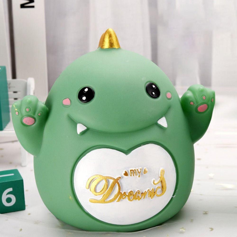 High capacity Cartoon Saving Box Ornament Desktop Storage Box Dinosaur Piggy Bank Home Decor 
High capacity Cartoon Saving Box Ornament Desktop Storage Box Dinosaur Piggy Bank Home Decor