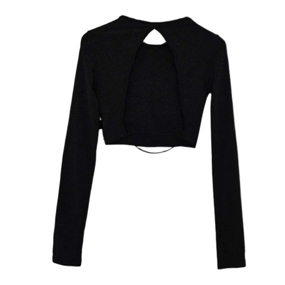 Long Sleeve Yoga Top Women Lacing Up Bottoming Shirts Fashion Backless T Shirts Dance M роза розовый
Long Sleeve Yoga Top Women Lacing Up Bottoming Shirts Fashion Backless T Shirts Dance M роза розовый