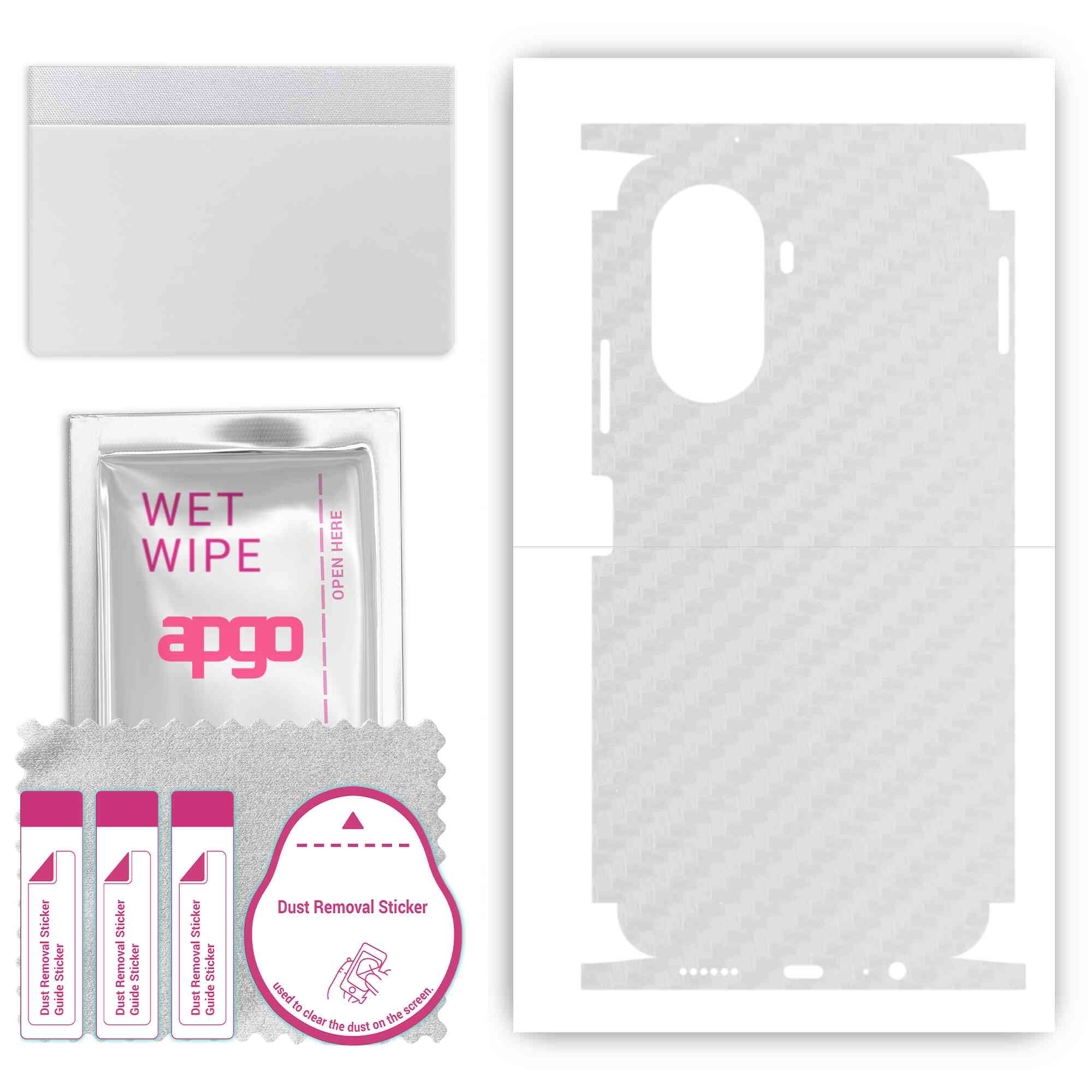 apgo Protective Skin Sticker for the back+sides compatible with Huawei Nova Y70 Plus, Full Wrap Film, Foil, Vinyl - Pattern Transparent Carbon
apgo Protective Skin Sticker for the back+sides compatible with Huawei Nova Y70 Plus, Full Wrap Film, Foil, Vinyl - Pattern Transparent Carbon